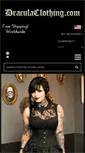 Mobile Screenshot of draculaclothing.com